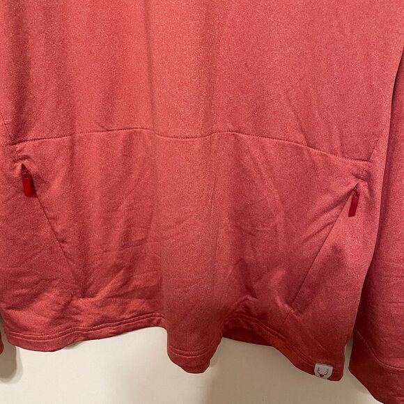 C-BUK Cutter&Buck Shirt Mens Size XL Red Jackson Crew Neck Long Sleeve Pockets - Picture 5 of 8
